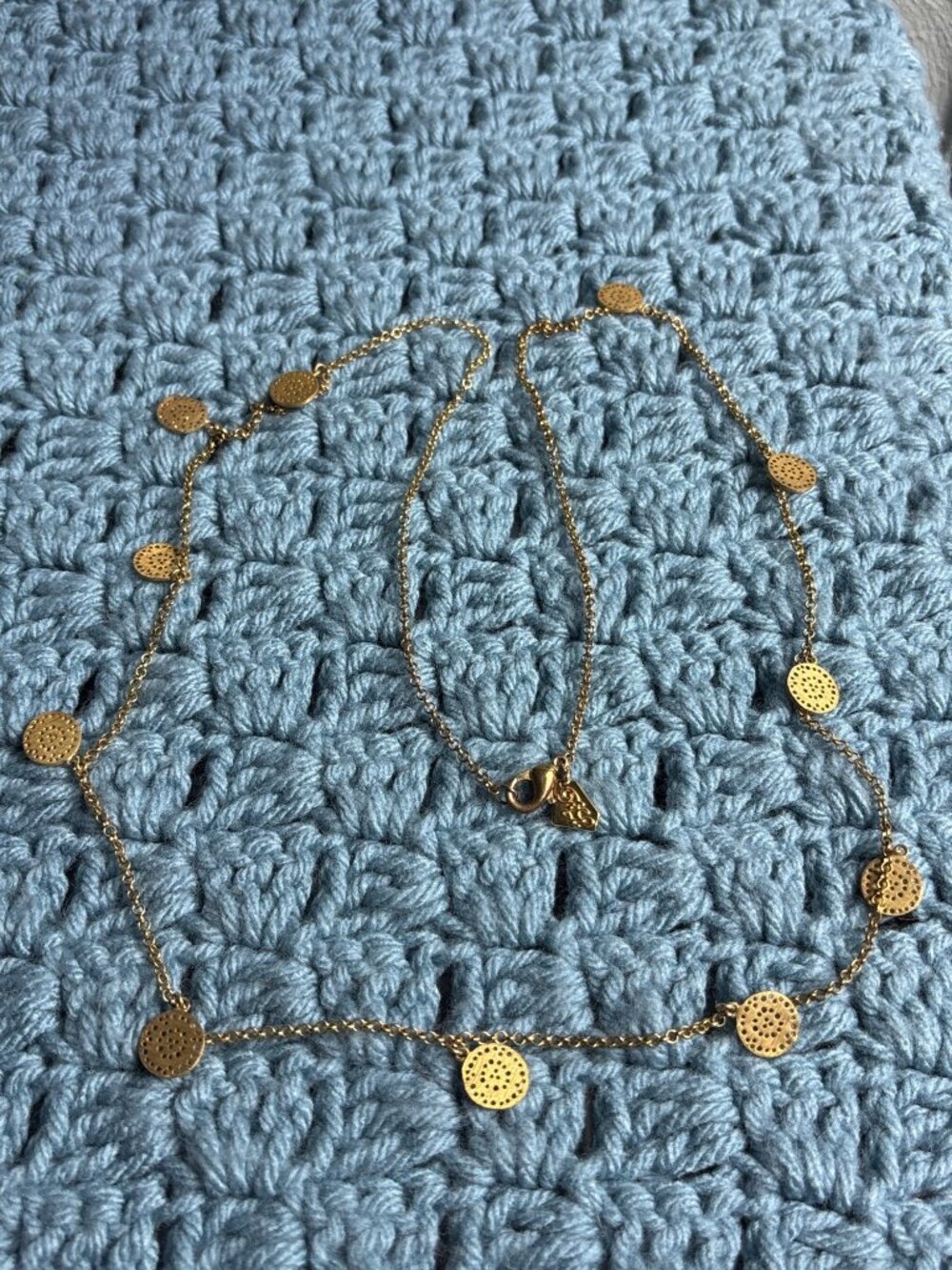 Vintage Park Lane Roma Goldtone Necklace 35 inches Long